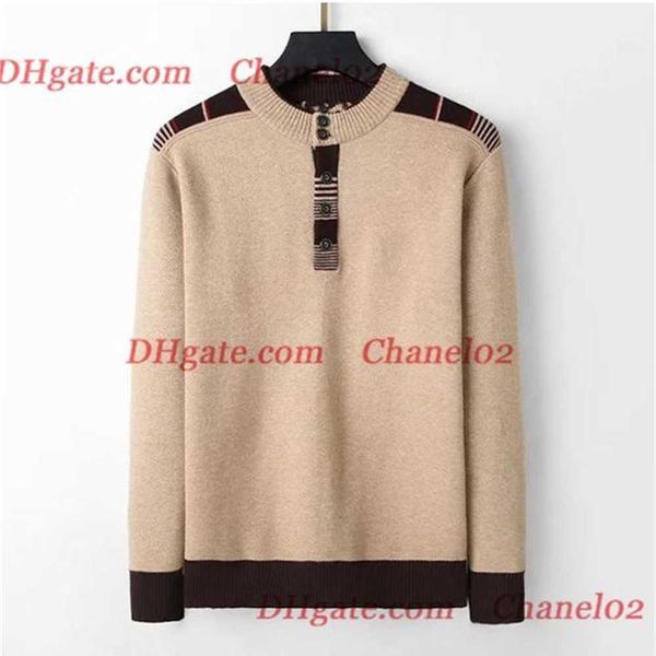 

designer sweater mens black blue yellow knit warm wool classic plaid stripe brand clothing fashion long sleeve luxury men jumper hoodie tshi