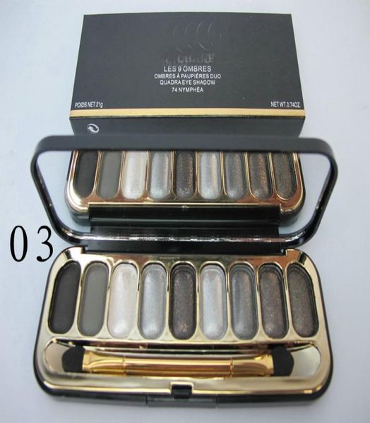 

new makeup 9 colors eye shadow plate 21g in box 1pcs3657456