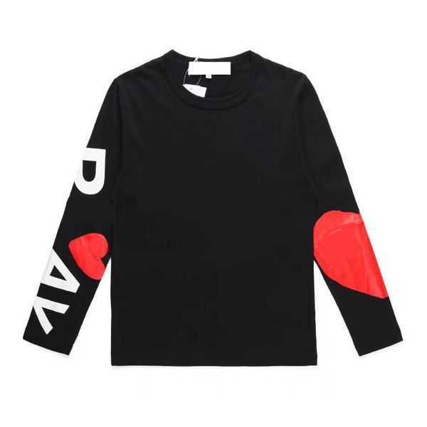 

men's women's play designer sweatshirts sleeve crew jumper couple neck letter print berserk, Black