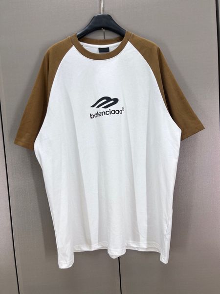 

men's plus tees & polos round neck embroidered and printed polar style summer wear with street pure cotton 263g4y, Black;brown