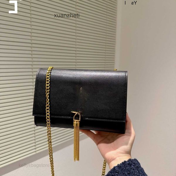 

satchel kate designer chain classic purse yslbag flap handbag lady luxury siant paris flip lourent shoulder brand classic tassel bag women&#