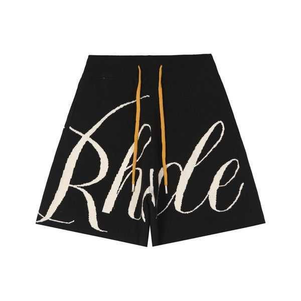 

shorts rhude designer mens black yellow green short pure cotton casual loose s xs  xl 2xl beach party recreation zcq5, White;black
