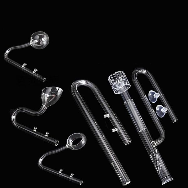 

vests skimmer glass lily pipe spin surface iow outflow 13/17mm aquarium water plant tank filter ada quality fish tank filter, Black;white