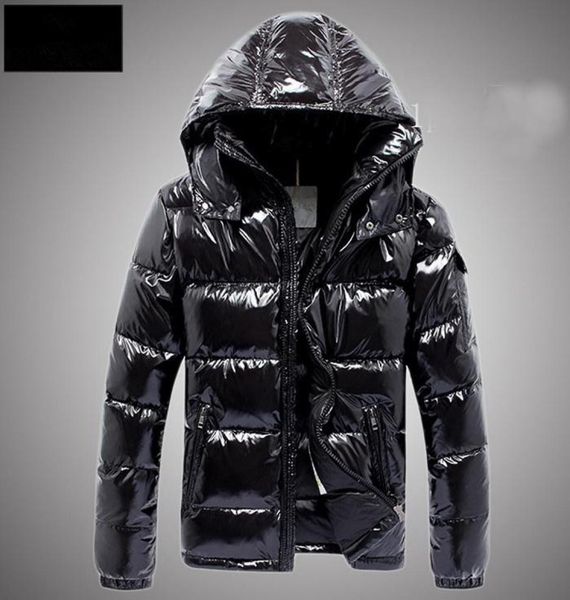 

2021 mens winter down jacket puffer jacket hooded thick coat jacket men down jackets men women couples parka winter c7801894, Black