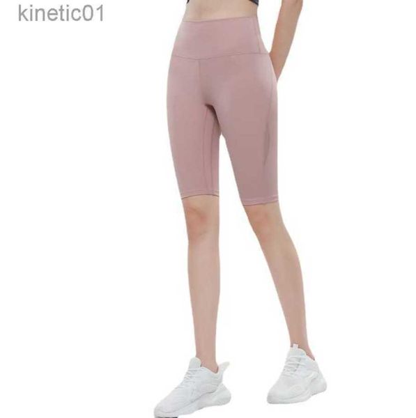 

desginer alo yoga shorts capris naked fitness high waist elastic pants wearing quick drying tight shorts pants for women, White;black