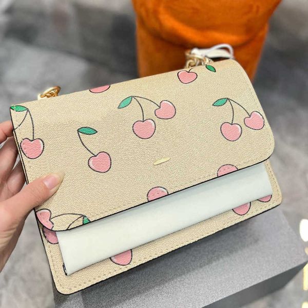 

coabag cherry print designer bag luxurys handbag crossbody bag women luxury bag designers chain fashion classic purse handbags