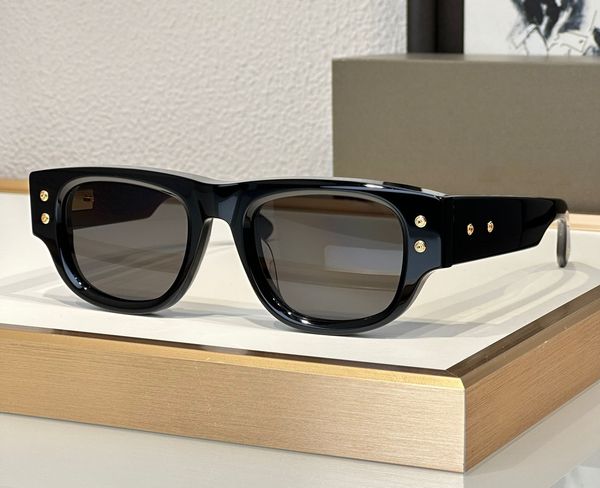 

fashion luxury designer mens sunglasses classic vintage acetate rectangle shape glasses outdoor avant-garde style uv protection come with ca, White;black