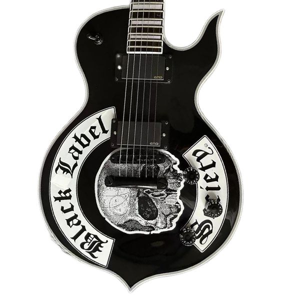 

customization electric guitar black signature professional beautiful timbre