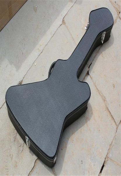 

factory custom black electric guitar hardcasebag for unusual shape guitarcan be custom inside5256184