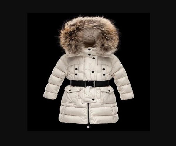 

2022 jacket parkas coat with hood for girls warm thick down jackets kids hooded real 100 fur winter coats kids parka 111 children6689910, Blue;gray