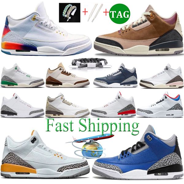 

popular 3s mens basketball shoes unc neapolitan dark iris desert elephant fire red katrina international flight tinker nrg sneakers trainers