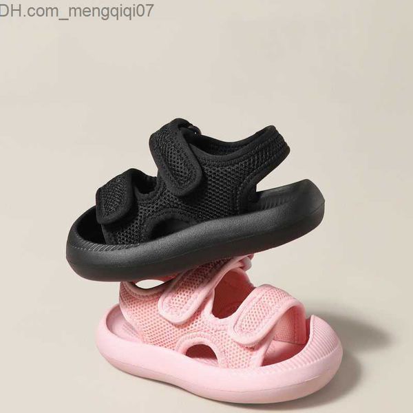 

sandals sandals children foot protection baby sandals summer cool breathable boys sports shoes anti-slip soft girls beach sandals aa230424 z, Black;red
