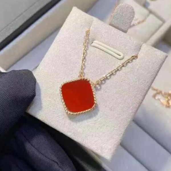 

designer necklace van clover necklaces designer jewelry woman 18k rose gold silver plated shell fashion jewelry tennis necklace clover jewel