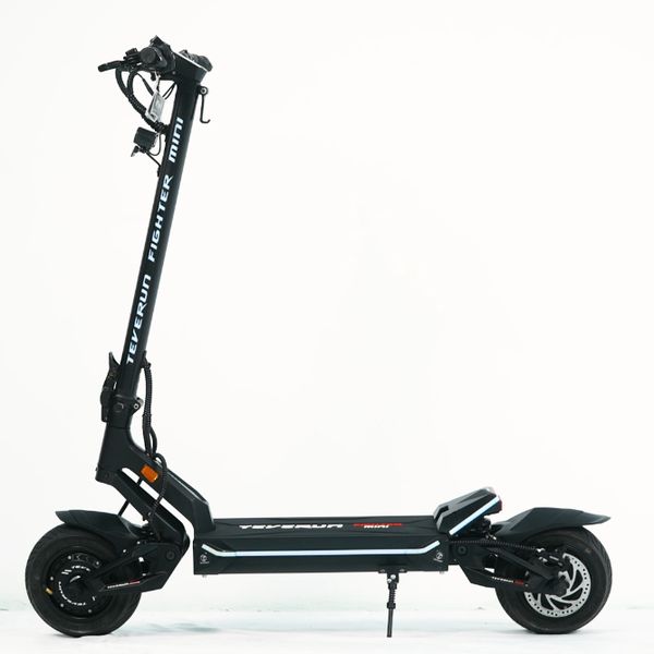 

teverun fighter mini electric scooter 10inch 52v 20.8ah smart bms tft nfc skateboard dual hydraulic