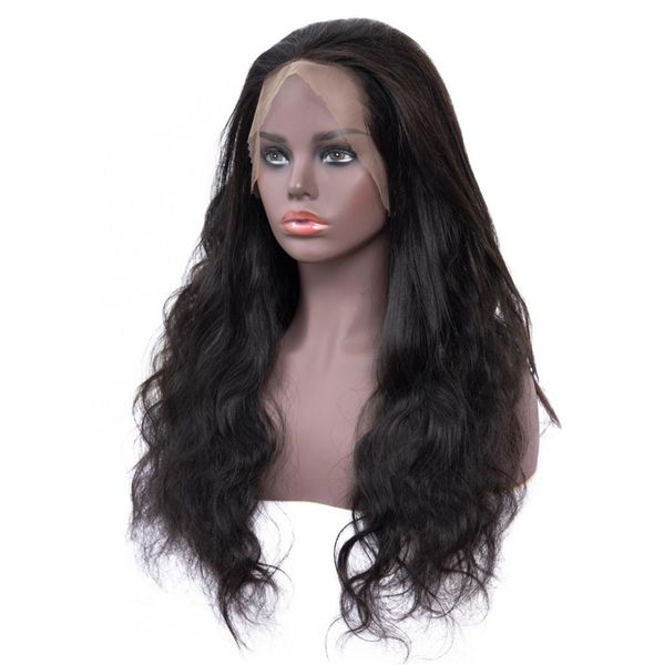 

180 lace front human hair wigs part long glueless wavy brazilian body wave lace closure wig for black women3901359