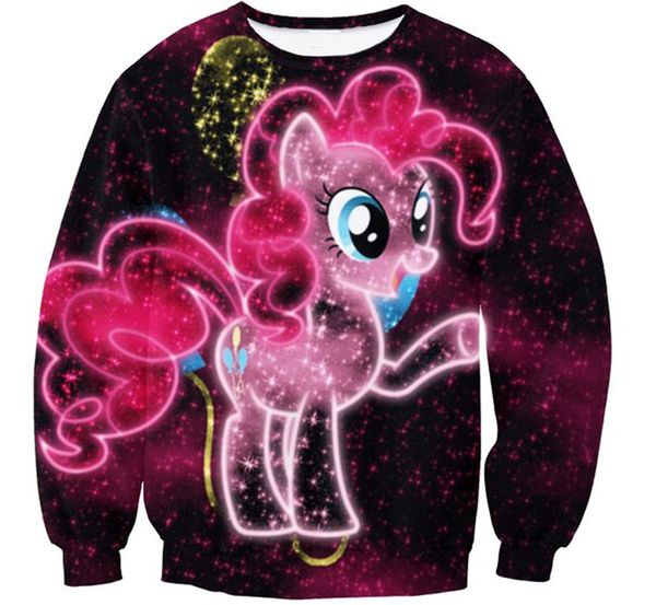 

men funny sweatshirt women long sleeve pullover animal 3d reactive die sublimation outwear hip-hop party casual shirt for youth teenagers a, Black