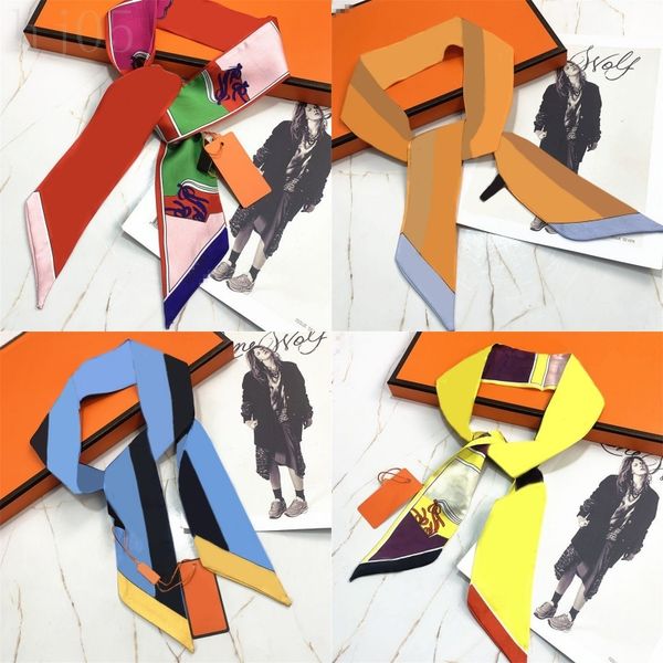 

fashion silk scarf headband designers scarf white full multi patterns trendy outdoor spring wind proof soft touch scarves for women winter k, Blue;gray