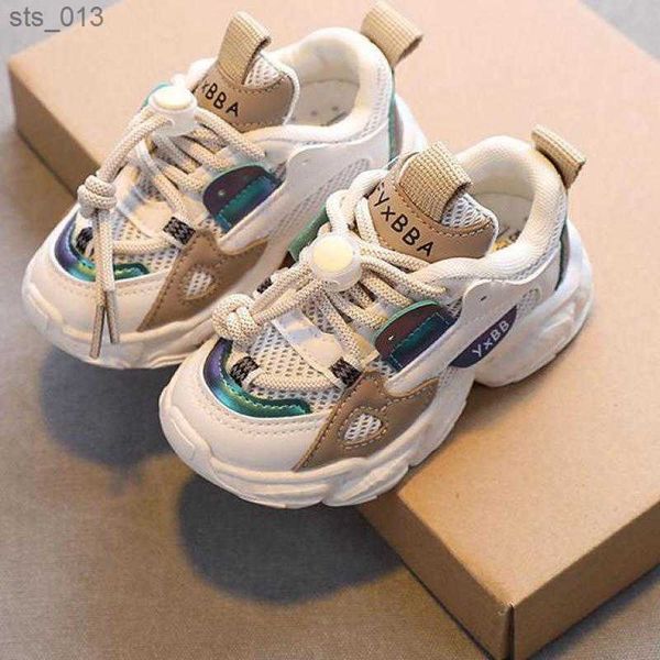 

2022 fall baby shoes boy girl casual sneakers breathable knitting mesh toddler shoes fashion infant soft comfortable child shoes l230518, Black