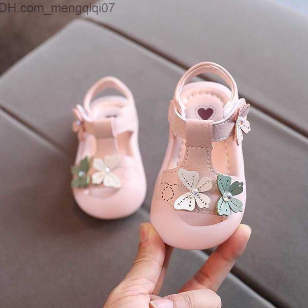 

sandals sandals for girls floral baby sandals girls new baby princess soft bottom sandals summer 2023 children closed toe toddler shoe aa230, Black;red