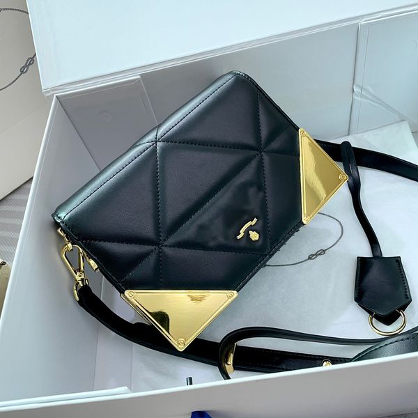 

handbag designer shoulder bag fashion women's bag crossbody bag calfskin handbag italian brand leather flap sheep pattern bright gold h