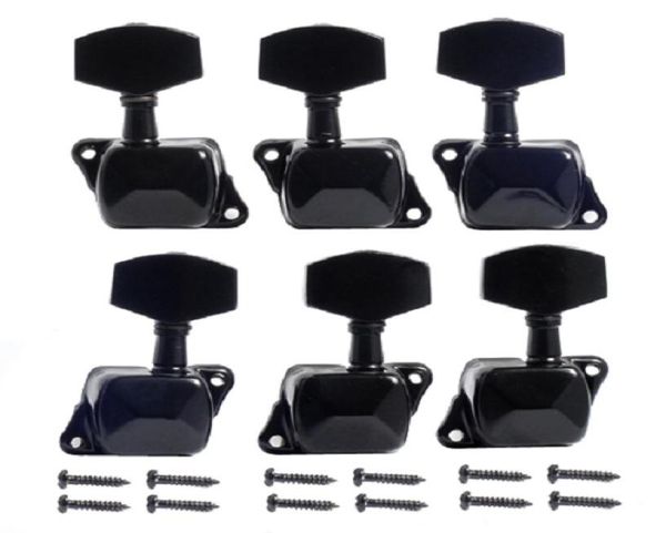 

acoustic guitar semiclosed tuning pegs machine heads tuners keys peg black 3l3r8151865