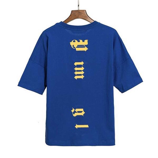 

designers mens women palm angel t shirts inkjet graffiti letter printing tees man casual chest palms shirt clothing short sleeve clothes an, White;black