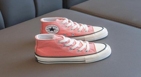 

2019 fashion canvas shoes kids shoes boy girl designer shoes 06135523852, Black;red