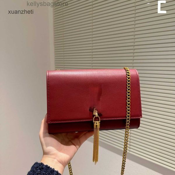 

siant classic lady yslbag luxury purse designer flap tassel chain satchel handbag flip shoulder paris brand classic bag lourent kate women&#
