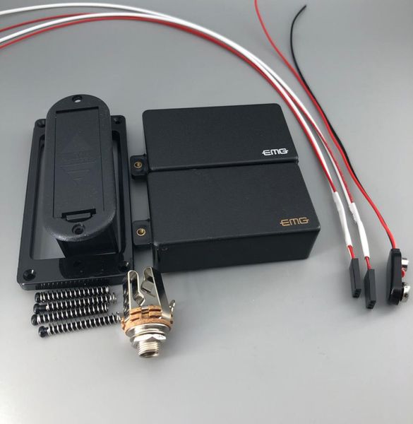 

emg 81 85 active guitar humbucker pickups quick connect wire real preamp nine volt2847801