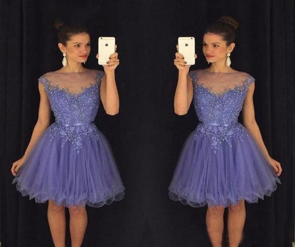 

a line short appliques beaded homecoming cocktail dress party prom gowns graduation dresses 8th grade custom made8895093, Blue;pink