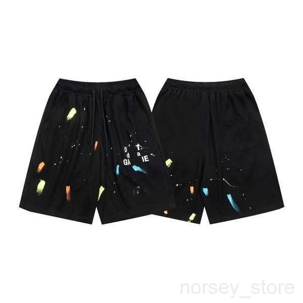 

ale galleries mens shorts fashion designer depts pants sweat pant speckled men's women's loose casual short 7 opyt, White;black