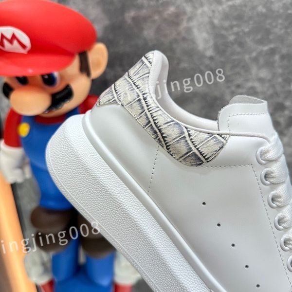 

2023 man woman leather trend sneakers sporty shoes white black casual shoe rubber sole trainer sneaker size 35-46 xsd230420