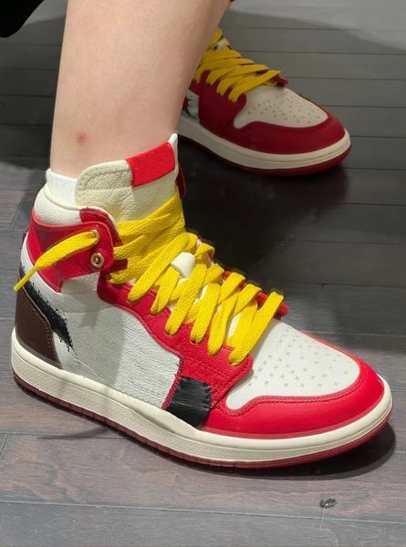 

teyana taylor x 1 1s cmft 2 a rose from harlem mens basketball shoes gym red black summit white earth coconut milk men women trainers sports