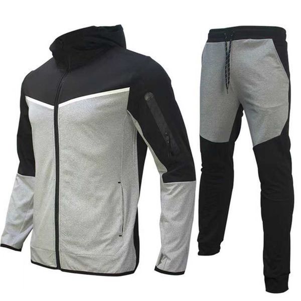 

tracksuit for men women fashion hoodie sportswear clothes jogging casual tracksuit mens running sport suits and pant 2pcs sets shirt oa3l, Gray