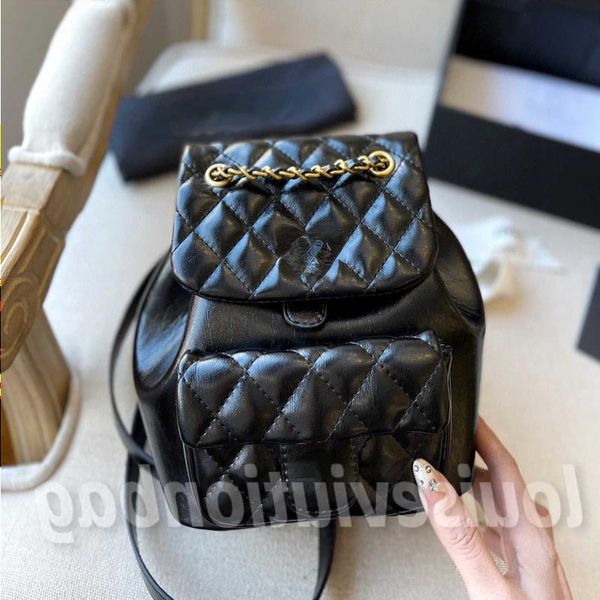 

lm40156v bags women tote shoulder designer chain bags clutch wallet check velour thread purse letters hasp waist stripes luxury handbag luqq
