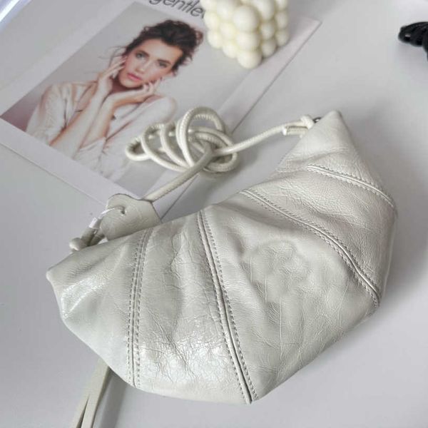 

cross body designer shoulder bags luxury oil wax casual cow horn handbags hobo bags women's leather designer dumpling bags 230615