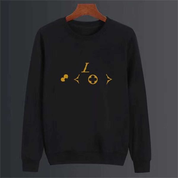 

23ss mens sweatshirts designer sweaters hoodies pure cotton breathable fashion prints casual and versatile early autumn styles for both men, Black