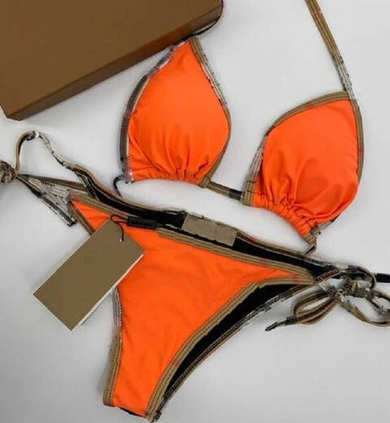 

designer summer fashion sun beach women's swimwear high-end brand bu high waist strap bikini luxury gradient home textile embroidery bi, White;black