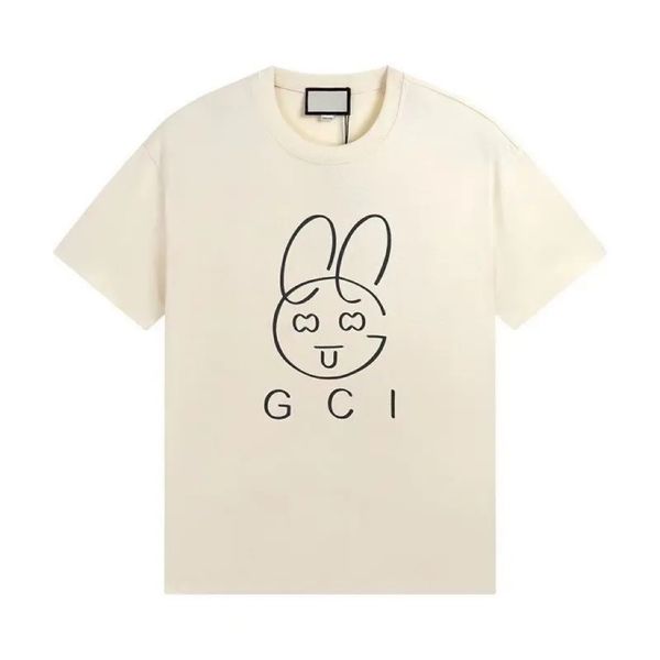 

men's t-shirts designer fashion luxury men outdoor cotton women printed round neck short sleeve casual sweatshirt luxury couples the sa, White;black