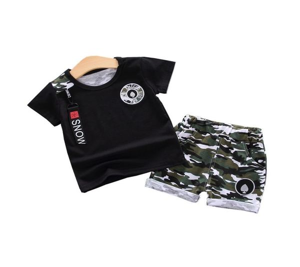 

summer children clothing baby boys girls clothes kids fashion t shirt shorts 2pcssets toddler cotton garment infant tracksuits q13221788, White