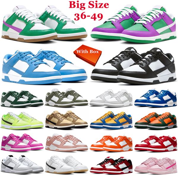 

with box running shoes men women white black grey fog triple pink active fuchsia rose whisper team gold industrial blue casual mens trainers, White;red