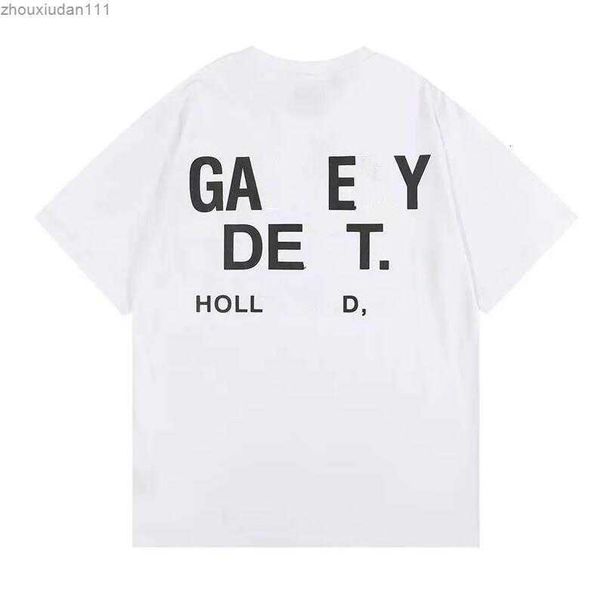 

men's t-shirts galleryes depts designer summer gallary shirt alphabet printed star same round neck short sleeve t-shirt for men and wom, White;black