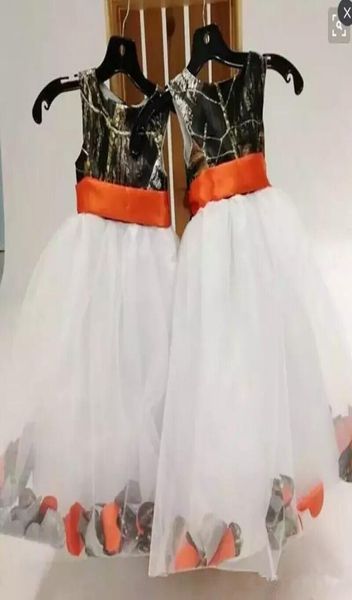 

lovely camo flower girls dresses jewel a line back zipper first communion dress girls pageant dresses for wedding kinds formal wea7781111, White;blue