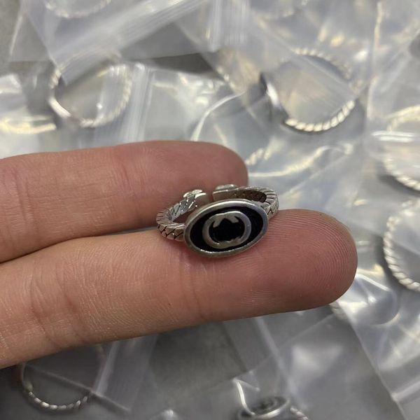 

designer branded jewelry rings womens gold silver plated copper finger adjustable ring women love charms wedding supplies luxury accessories