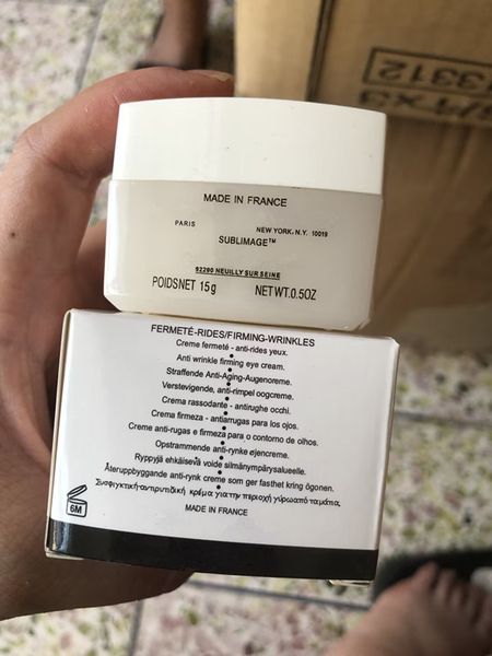 

brand sublimage eye care 15ml restructuring firming eye cream skincare 15ml