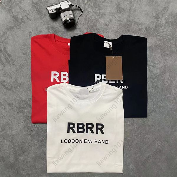 

tees famous mens t shirt letter print round neck short sleeve black white fashion men women, Black;brown