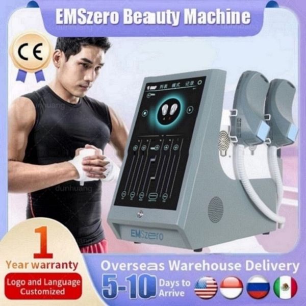 

emszero hi-emt muscle stimulation emszero neo rf machine electromagnetic tesla 2/4/5 handles body muscle machine