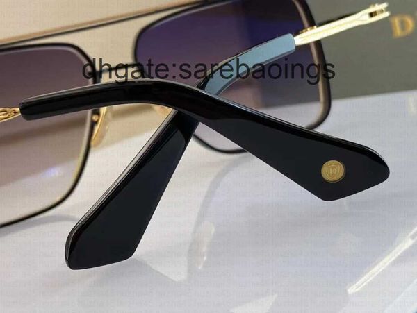 

designer sunglass luxury brand dita mach six johnson designer mens sunglasses retro luxury brand glasses design metal ribbon box pilot 2vzk, White;black