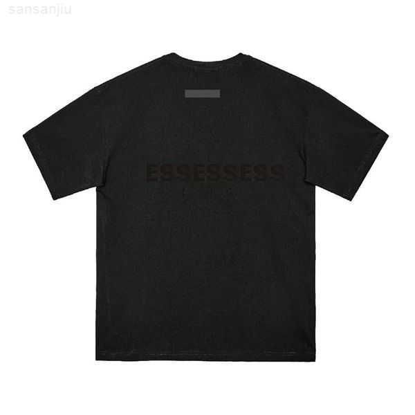 

designer shirts essent t shirt street casual essentail tshirt loose men women summer t-shirt luxury shorts essen tshirts chest print tees e, White;black