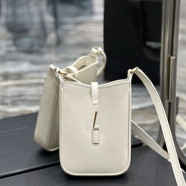 

women mini handbag shoulder crossbody bag mobile phone bag leather shoulder straps classic metal letters letter buckle opening closing adjus